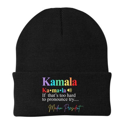 Kamala Harris Pronunciation Madam President Beanie