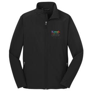 Kamala Harris Pronunciation Madam President Core Soft Shell Jacket