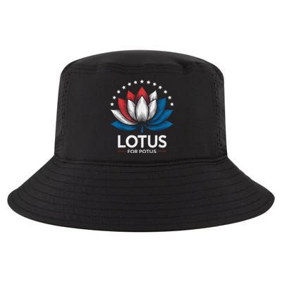 Kamala Harris President Campaign Lotus For Potus Cool Comfort Performance Bucket Hat