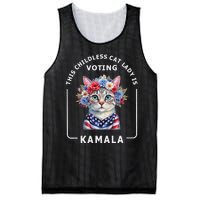 Kamala Harris Presiden 2024 Childless Cat Lady Madam Gift Mesh Reversible Basketball Jersey Tank