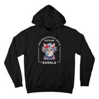 Kamala Harris Presiden 2024 Childless Cat Lady Madam Gift Tall Hoodie