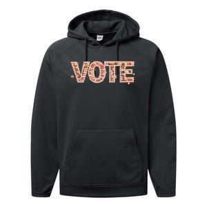 Kamala Harris Pearls To The Polls 1 Vote Pearls To The Polls Vote Performance Fleece Hoodie