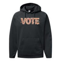 Kamala Harris Pearls To The Polls 1 Vote Pearls To The Polls Vote Performance Fleece Hoodie