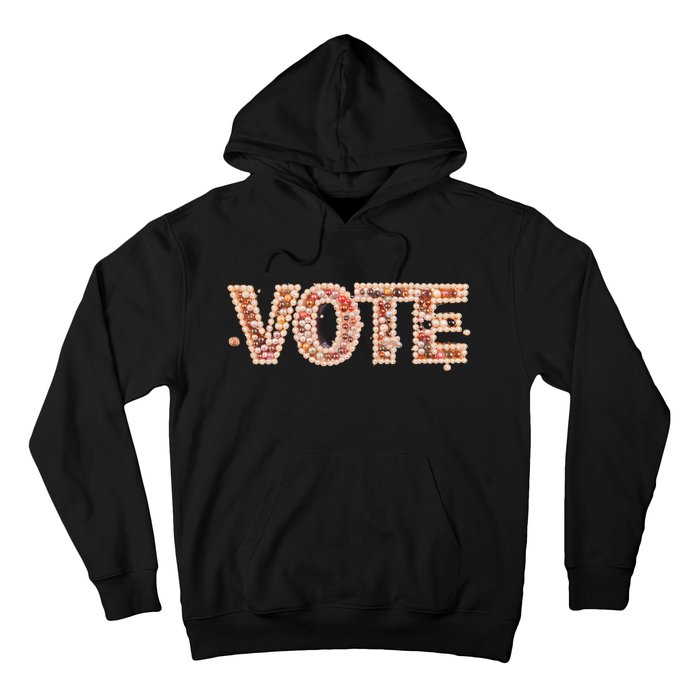 Kamala Harris Pearls To The Polls 1 Vote Pearls To The Polls Vote Hoodie