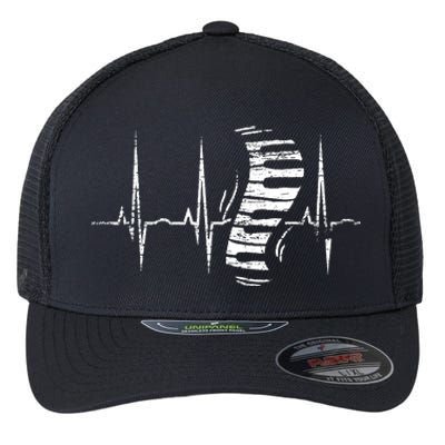 Keyboard Heartbeat Piano Flexfit Unipanel Trucker Cap