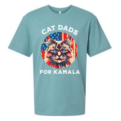 Kamala Harris President 2024 Cat Dads Cat Daddies Sueded Cloud Jersey T-Shirt