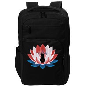 Kamala Harris President Campaign Lotus Childless Cat Lady Impact Tech Backpack