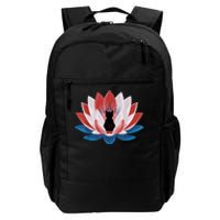 Kamala Harris President Campaign Lotus Childless Cat Lady Daily Commute Backpack