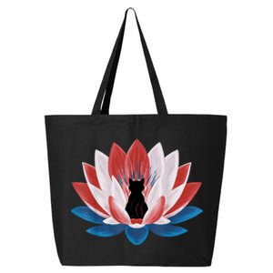 Kamala Harris President Campaign Lotus Childless Cat Lady 25L Jumbo Tote