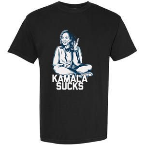 Kamala Harris President Election 2024 Trump Halloween Garment-Dyed Heavyweight T-Shirt