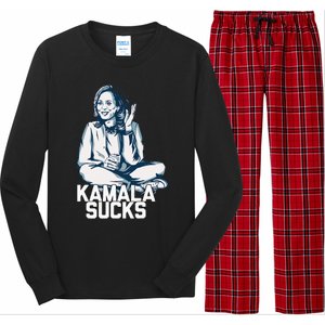 Kamala Harris President Election 2024 Trump Halloween Long Sleeve Pajama Set