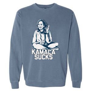 Kamala Harris President Election 2024 Trump Halloween Garment-Dyed Sweatshirt