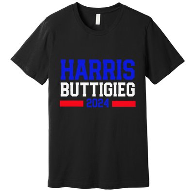 Kamala Harris Pete Buttigieg 2024 Usa President Premium T-Shirt