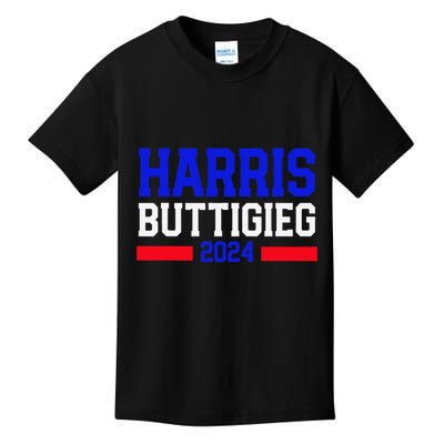 Kamala Harris Pete Buttigieg 2024 Usa President Kids T-Shirt