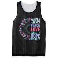 Kamala Harris Peace Love Equality Hope Diversity Mesh Reversible Basketball Jersey Tank