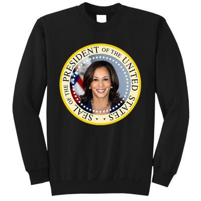 Kamala Harris Presidential Seal Portrait Sweatshirt