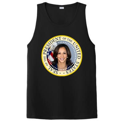 Kamala Harris Presidential Seal Portrait PosiCharge Competitor Tank