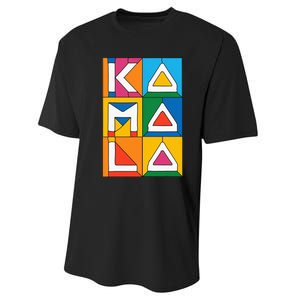 Kamala Harris Quilted 2024 Performance Sprint T-Shirt