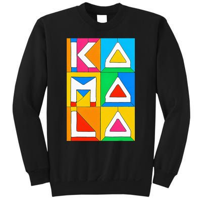 Kamala Harris Quilted Support For Harris 2024 Vote Kamala 24 Sweatshirt