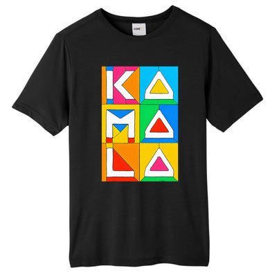 Kamala Harris Quilted Support For Harris 2024 Vote Kamala 24 Tall Fusion ChromaSoft Performance T-Shirt