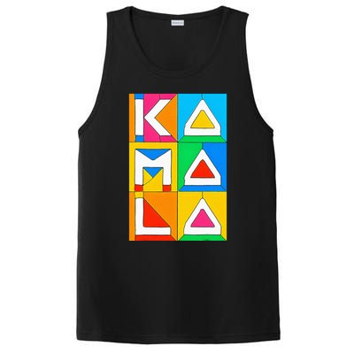 Kamala Harris Quilted Support For Harris 2024 Vote Kamala 24 PosiCharge Competitor Tank