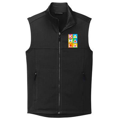 Kamala Harris Quilted Support For Harris 2024 Vote Kamala 24 Collective Smooth Fleece Vest