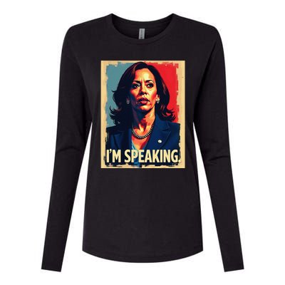 Kamala Harris Quote IM Speaking Womens Cotton Relaxed Long Sleeve T-Shirt