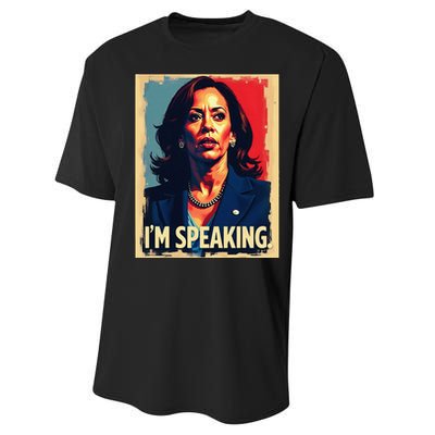 Kamala Harris Quote IM Speaking Performance Sprint T-Shirt