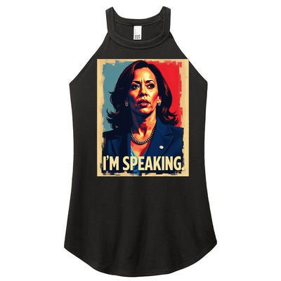 Kamala Harris Quote IM Speaking Women’s Perfect Tri Rocker Tank