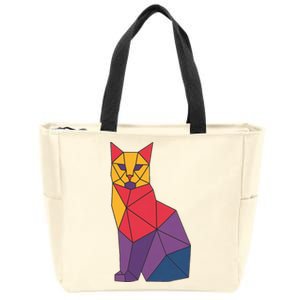 Kamala Harris Quilted 2024 Cat Lady Zip Tote Bag