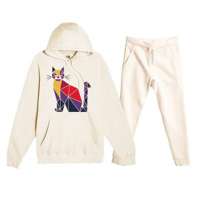 Kamala Harris Quilted 2024 Cat Lady Premium Hooded Sweatsuit Set