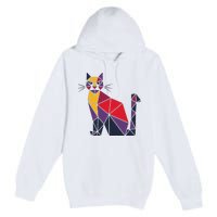 Kamala Harris Quilted 2024 Cat Lady Premium Pullover Hoodie