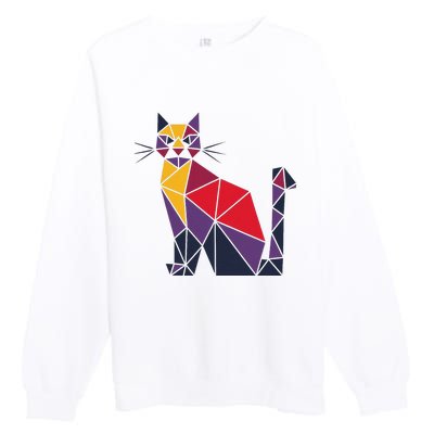 Kamala Harris Quilted 2024 Cat Lady Premium Crewneck Sweatshirt