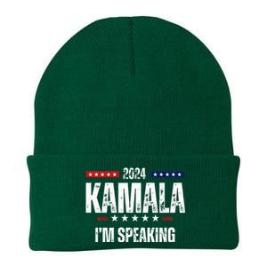 Kamala Harris Quote Im Speaking For 2024 Knit Cap Winter Beanie