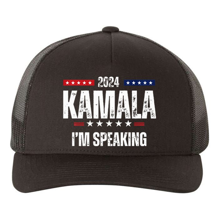 Kamala Harris Quote Im Speaking For 2024 Yupoong Adult 5-Panel Trucker Hat