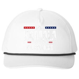 Kamala Harris Quote Im Speaking For 2024 Snapback Five-Panel Rope Hat