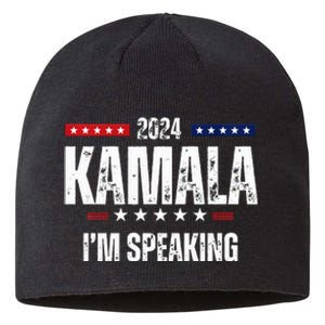 Kamala Harris Quote Im Speaking For 2024 Sustainable Beanie