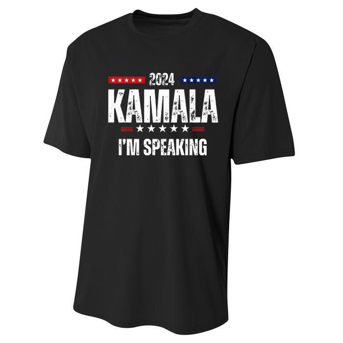 Kamala Harris Quote Im Speaking For 2024 Performance Sprint T-Shirt