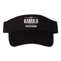 Kamala Harris Quote Im Speaking For 2024 Valucap Bio-Washed Visor