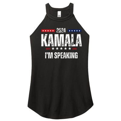 Kamala Harris Quote Im Speaking For 2024 Women’s Perfect Tri Rocker Tank