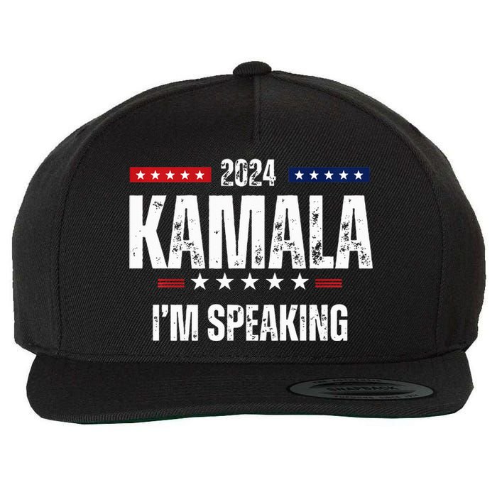 Kamala Harris Quote Im Speaking For 2024 Wool Snapback Cap