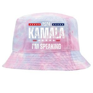 Kamala Harris Quote Im Speaking For 2024 Tie-Dyed Bucket Hat