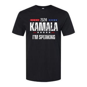 Kamala Harris Quote Im Speaking For 2024 Softstyle CVC T-Shirt