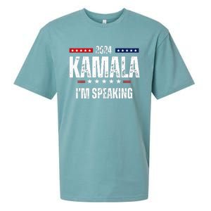 Kamala Harris Quote Im Speaking For 2024 Sueded Cloud Jersey T-Shirt