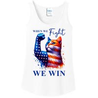 Kamala Harris Quote When We Fight We Win Ladies Essential Tank