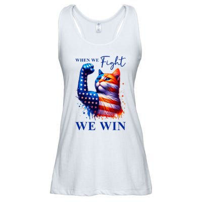 Kamala Harris Quote When We Fight We Win Ladies Essential Flowy Tank