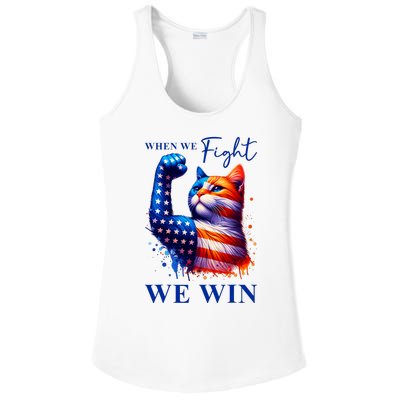 Kamala Harris Quote When We Fight We Win Ladies PosiCharge Competitor Racerback Tank