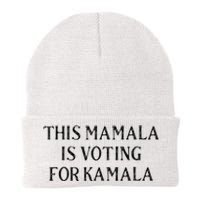 Kamala Harris Quote This Mamala Is Voting For Kamala Knit Cap Winter Beanie