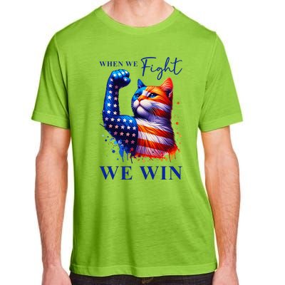 Kamala Harris Quote When We Fight We Win Gift Adult ChromaSoft Performance T-Shirt