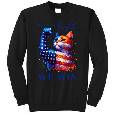 Kamala Harris Quote When We Fight We Win Gift Sweatshirt